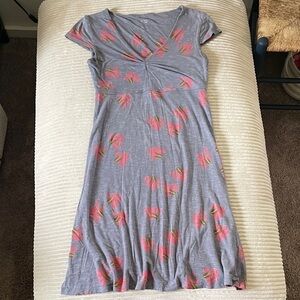 Extra small Horny Toad Floral Gray and Pink Women's Dress XS